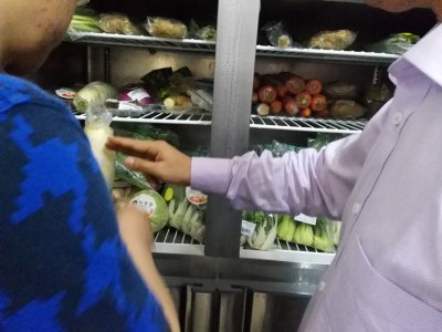 參觀有米街市分倉配送點